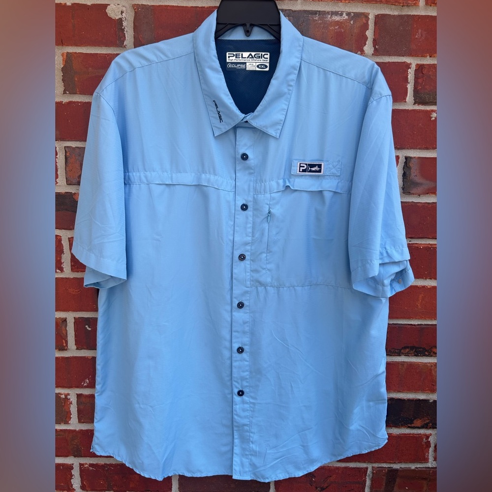 Pelagic High Performance Offshore Fishing Gear Eclipse Guide Fishing Shirt G2